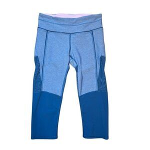Lululemon Training Tough Crop 17" - Heathered Blue